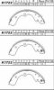 MAZDA 1N022638Z Brake Shoe Set